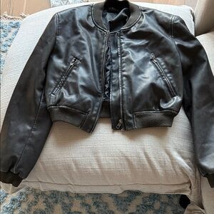 Lioness Black Bomber Jacket